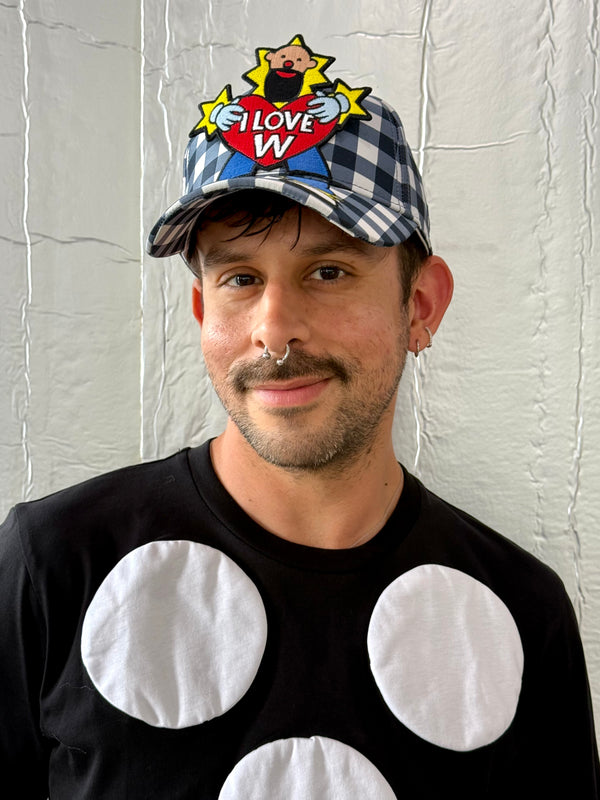 Clown Cap in Mazzarine Blue by Walter van Beirendonck