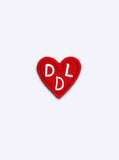 Ddl Heart Iron-On Patch by Dicks Don't Lie