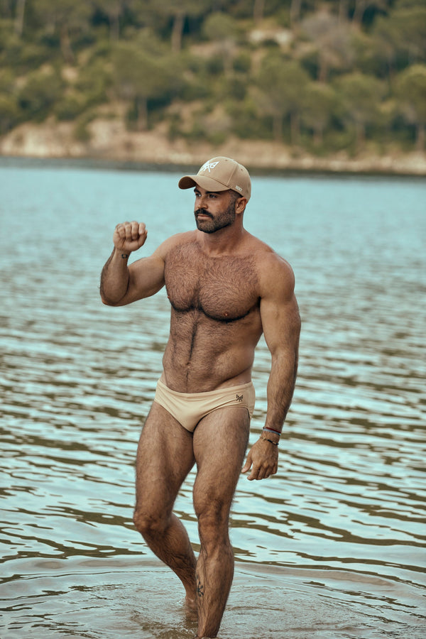 The Atmos Swimbrief by BDXY in Tan