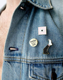 Glory Hole enamel pin by Dicks Don't Lie -  Cheeky Pink