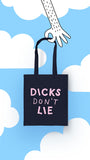 Dicks Don't Lie tote bag by Dicks Don't Lie - Navy