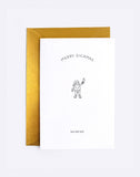Merry Dickmas- Ho Ho Ho - greeting card by Dicks Don't Lie