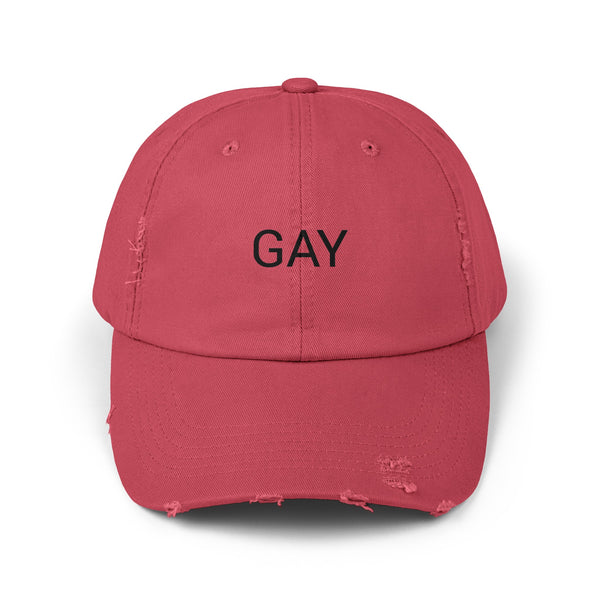 GAY Distressed Cap in 6 colors