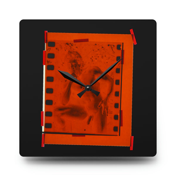 90S VINTAGE GAY PORN TRANSPARENCY Wall Clock #4