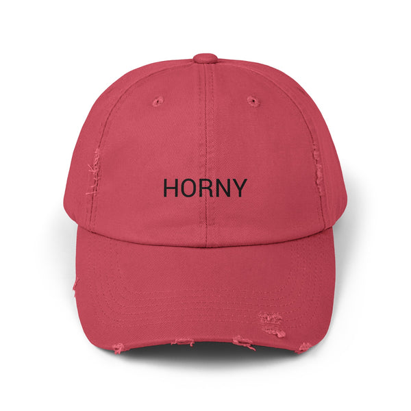 HORNY Distressed Cap in 6 colors