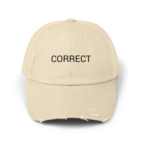 CORRECT Distressed Cap in 6 colors