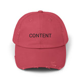 CONTENT Distressed Cap in 6 colors