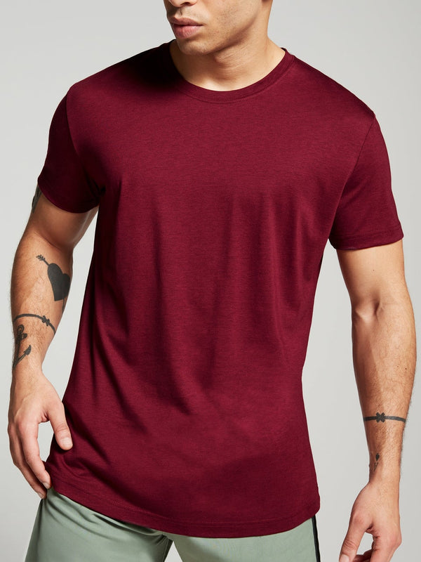 The Actor T-shirt by BDXY in Burgundy