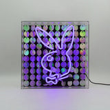 Playboy Disco Bunny - Glass Neon Box Sign