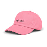 PEACH Distressed Cap in 6 colors