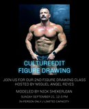CULTUREEDIT FIGURE DRAWING / SEPTEMBER 21, 12-3 PM