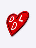 Ddl Heart Iron-On Patch by Dicks Don't Lie