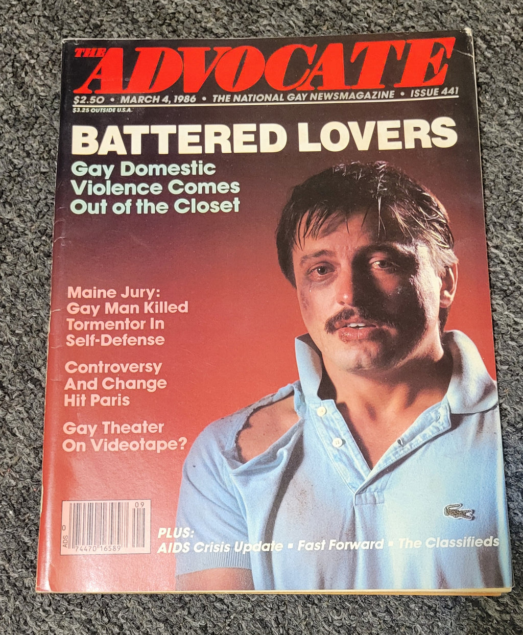The Advocate 3/4/86 issue