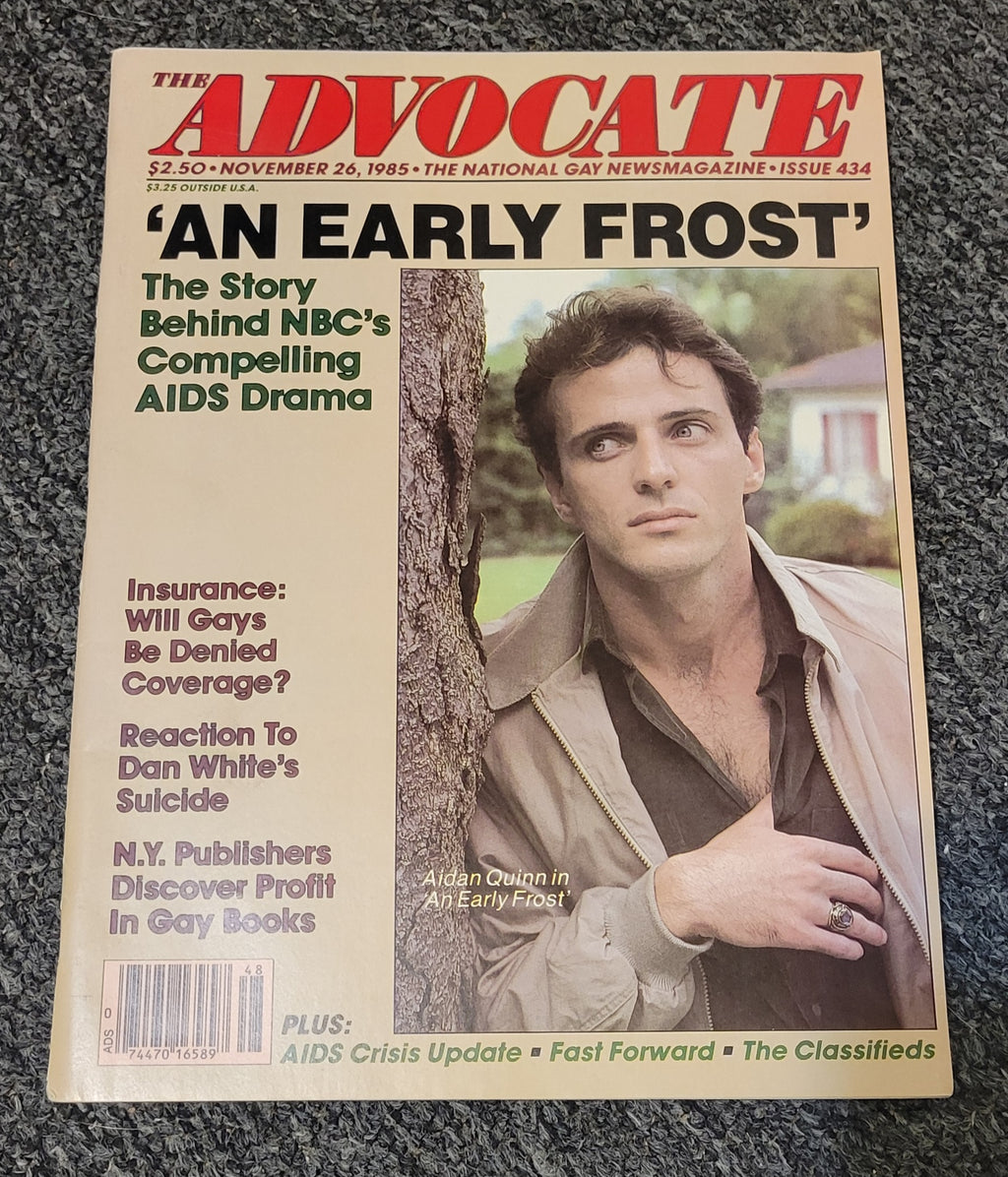 The Advocate 11/26/85 issue