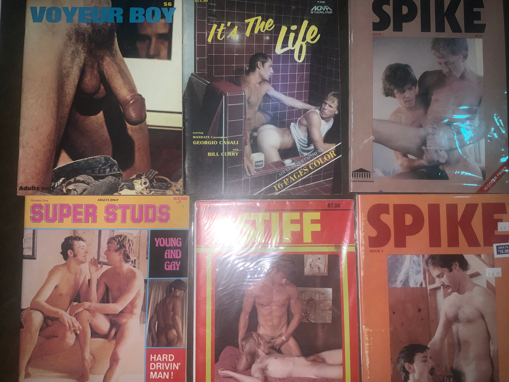 1970s-80s vintage gay magazines - lot of 6 #1