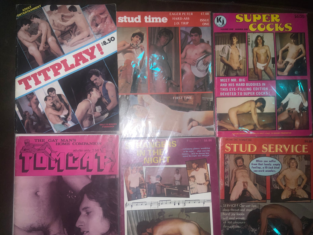 1970s-80s vintage gay magazines - lot of 6 #2