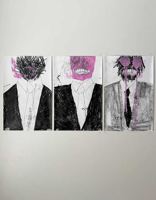 Thomas Cawson, MONSTER!_(TRIPTYCH)_241003, 2024