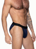 BIKE Active Jock Brief - Navy Blue