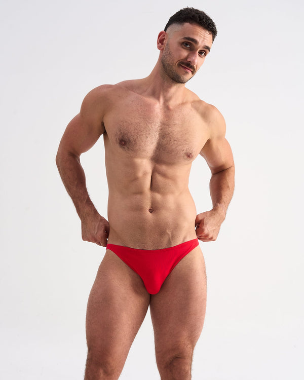 TEAMM8 Flirt Cotton Micro Brief - Crimson