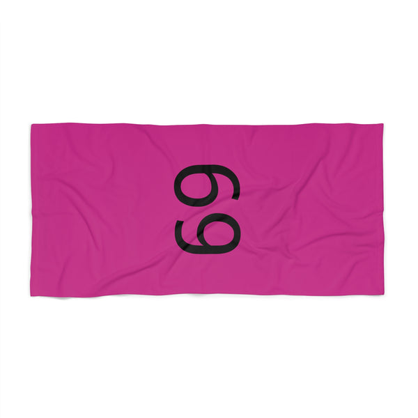 69 Beach Towel by CULTUREEDIT