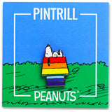 Peanuts - Snoopy Rainbow House Pin