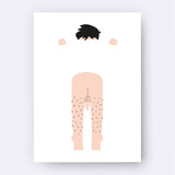 Cheeky Chappy - Art Card by Dicks Don't Lie