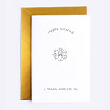 A Magical Angel For You - Merry Dickmas Christmas Card - by Dicks Don't Lie