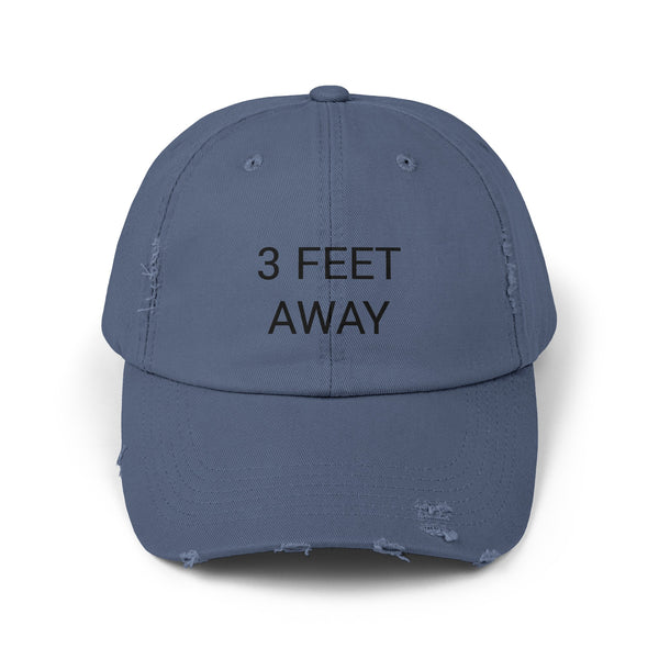 3 FEET AWAY Distressed Cap in 6 colors