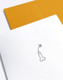 Just Because - greeting card by Dicks Don't Lie