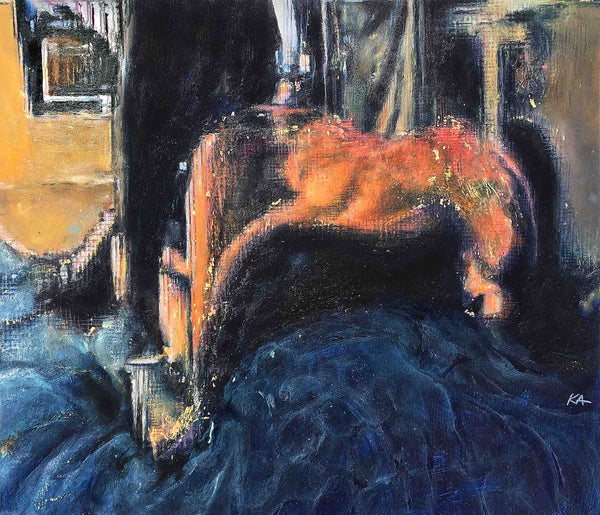 Kirill A, Figure in interior, 2019