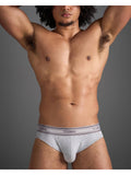 TEAMM8 New Classic Cotton Brief - Grey Marle