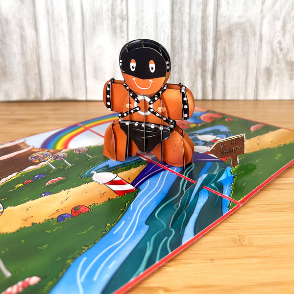 Tis the Season Funny 3D Pop-Up Naughty Christmas Card