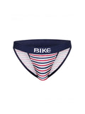 BIKE Stretch Cotton Jock Brief - Sailor Stripe
