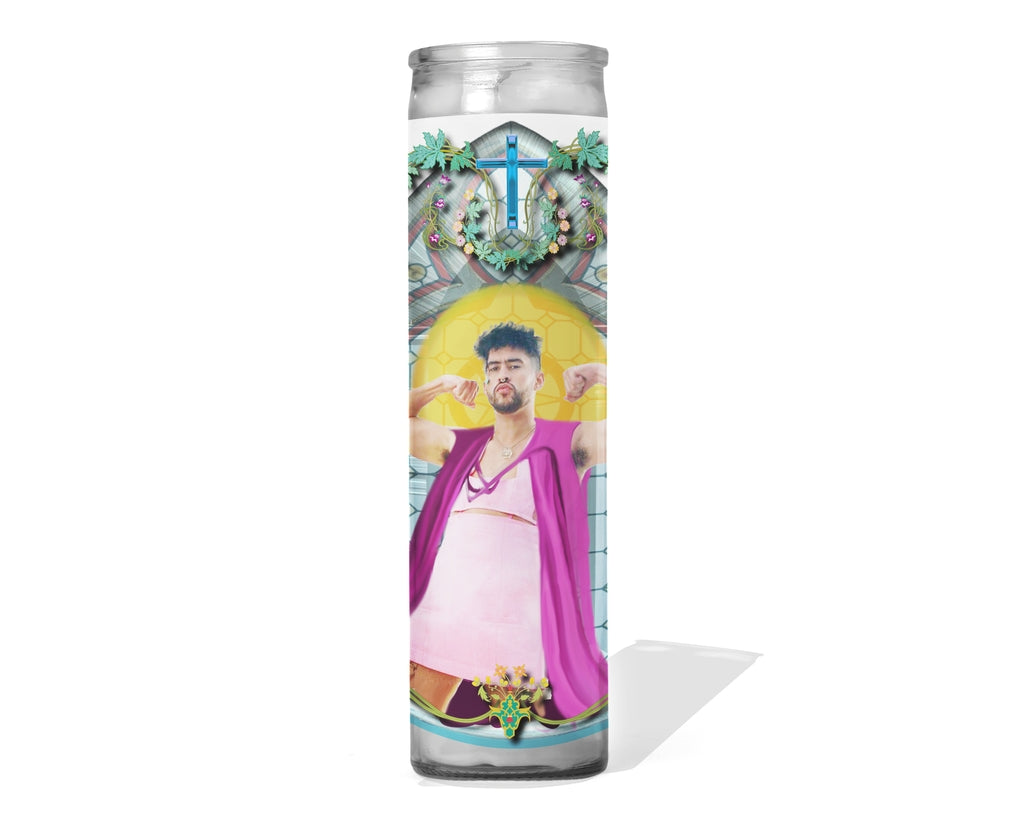 Bad Bunny Celebrity Prayer Candle