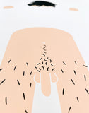 Cheeky Chappy Art Print by Dicks Don't Lie