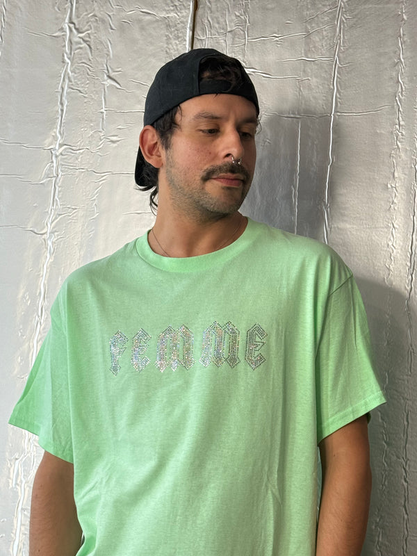 MINT FEMME SPARKLE TEE BY TRADE
