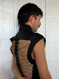 GMBH SAM LACE SLEEVELESS SHIRT