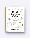 Bundle of 8 - Merry Dickmas Cards - Classic Edition - by Dicks Don't Lie