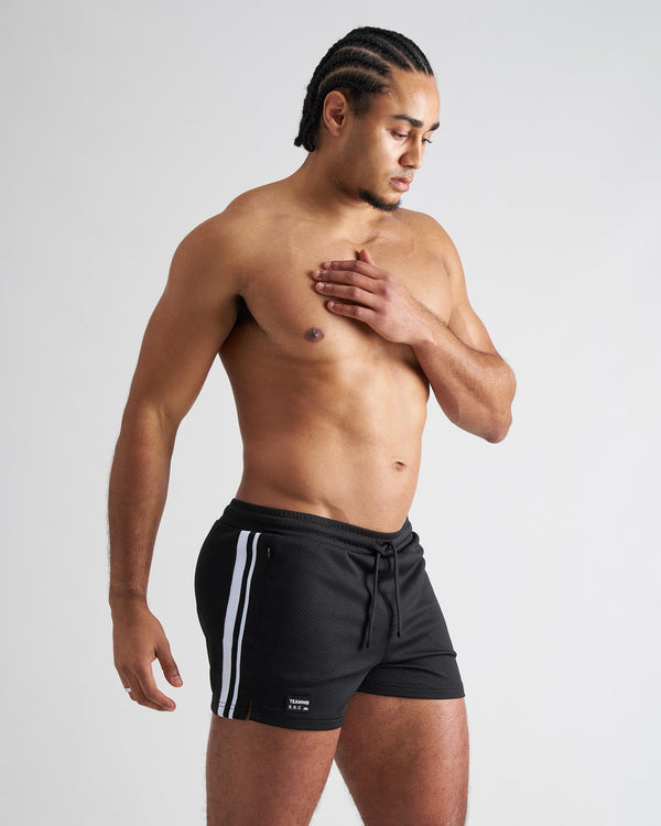 TEAMM8 S.S.C. Fraternity Mesh 3" Short - Black