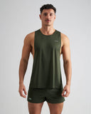TEAMM8 S.S.C. Mesh Tank - Forest Green