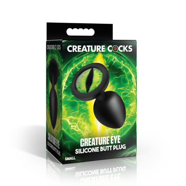 Creature Eye Green Eye Silicone Butt Plug - Small