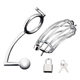 Cock Cage With Anal Stimulator by Blue Line