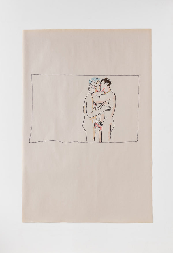 James Schenck, Kiss (blue), 2025