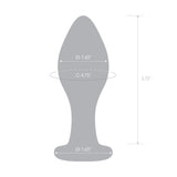 Gläs 4" Classic Glass Butt Plug