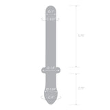 Gläs 9.25" Classic Smooth Dual-Ended Dildo