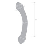 Gläs 7.25" Double Trouble Purple Dildo