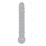 Gläs 7" Callisto Clear Glass Dildo