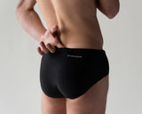 GYMNASIUM THE CLASSIC SWIM BRIEF BLACK