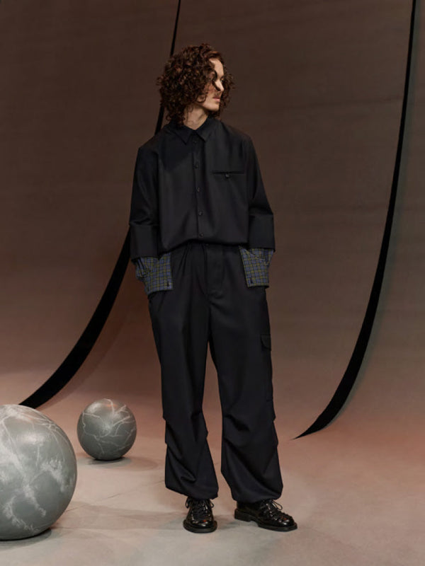 Henrik Vibskov Field Pants Tropical Navy