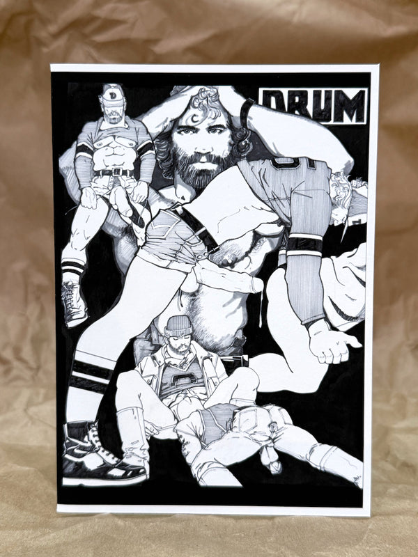 Bill Ward Drum Greeting Card: Action